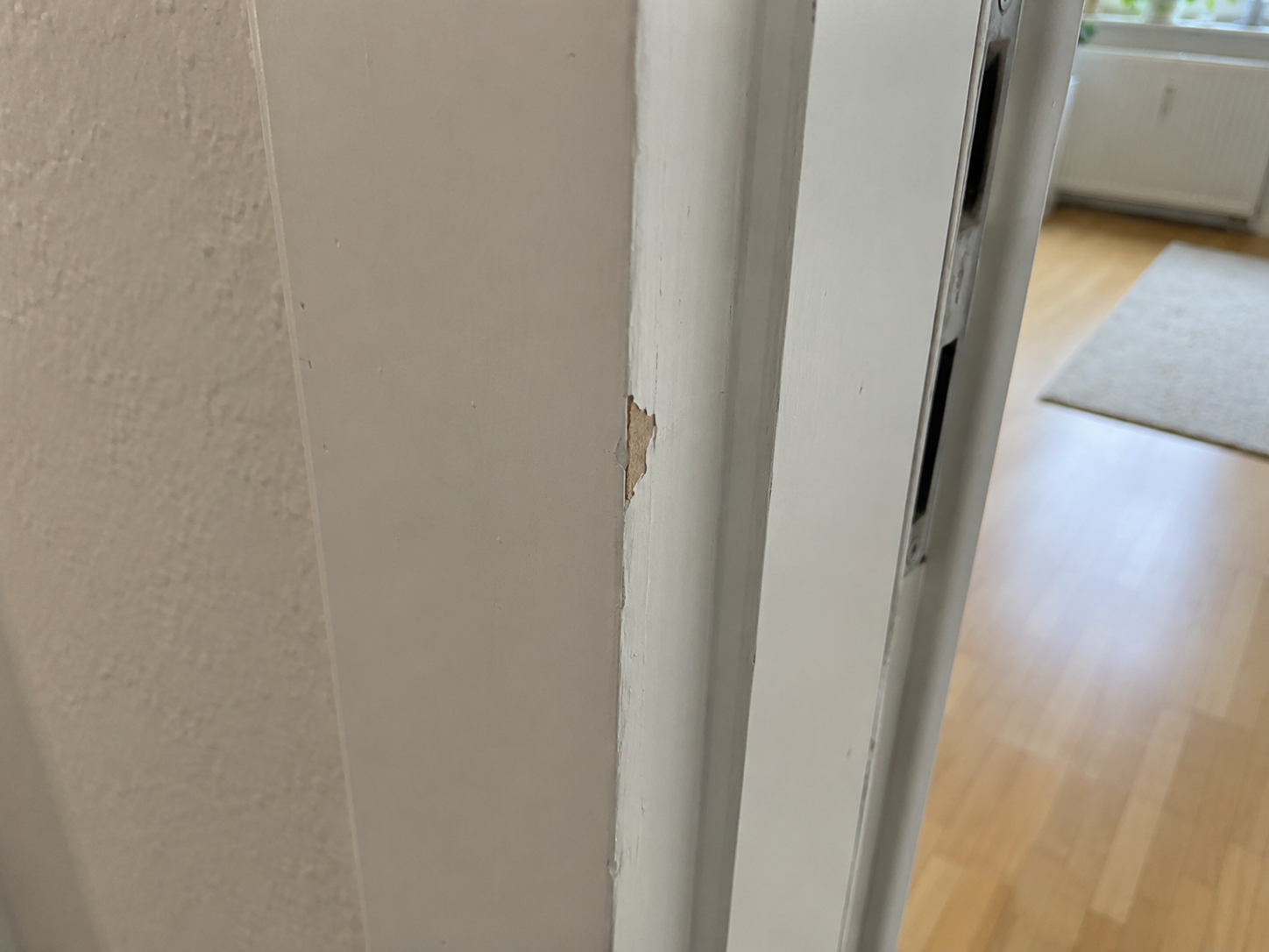 Beispielaufnahme: Wohn-/Schlafraum · Türzarge